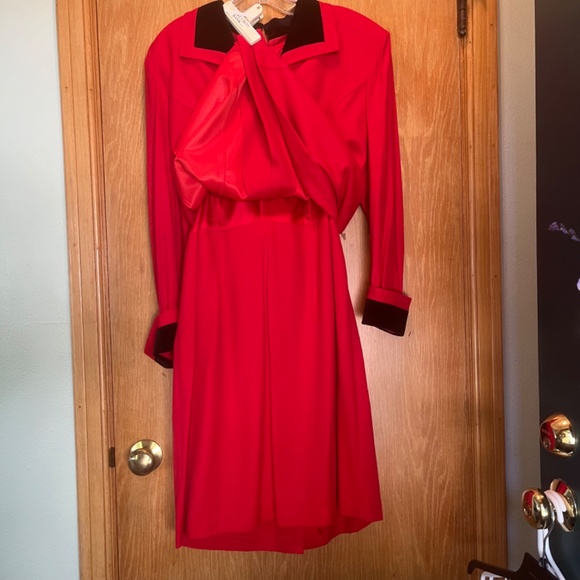 Vintage Mock Layer Dress - Picture 2 of 8